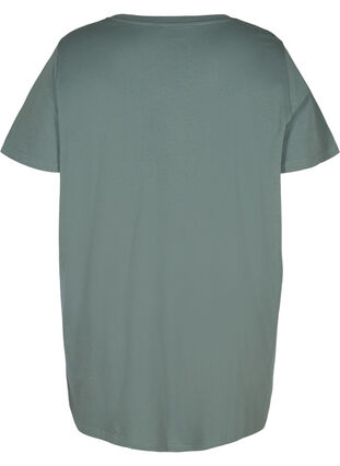 Oversize Nachtshirt aus Bio-Baumwolle, Balsam Green, Packshot image number 1