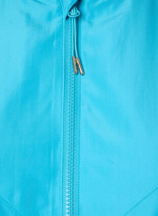 Kurze Jacke mit Kapuze und verstellbarer Saum, River Blue, Packshot image number 2