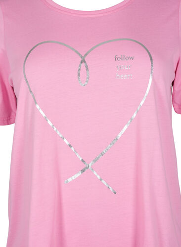 FLASH - T-Shirt mit Motiv, Begonia Pink, Packshot image number 2