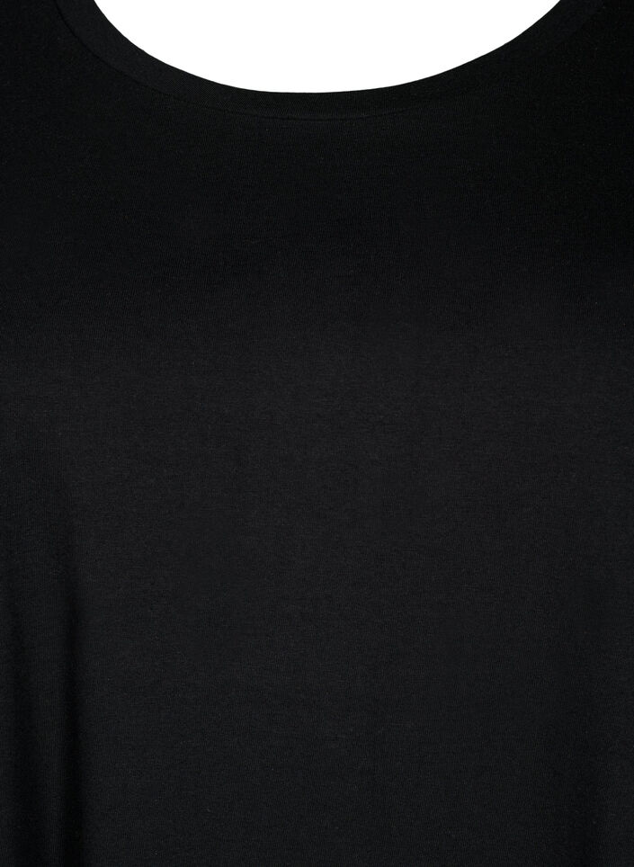 2er-Pack Kleider aus Baumwolle mit kurzen &Auml;rmeln, Black/Black, Packshot image number 3