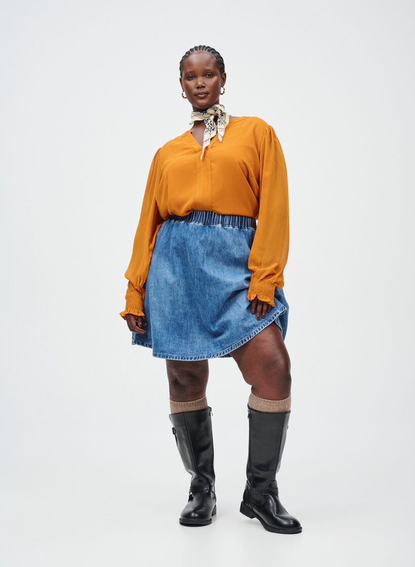 Denim-Skaterrock, , Model