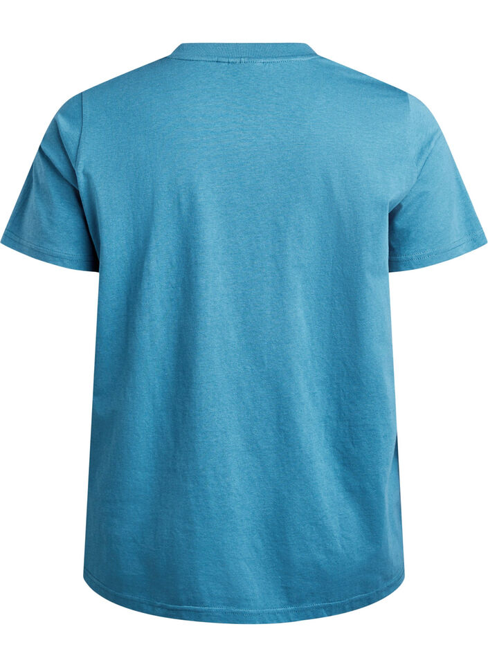 Basic-T-Shirt aus Baumwolle mit Rundhalsausschnitt, Grau, Packshot image number 1