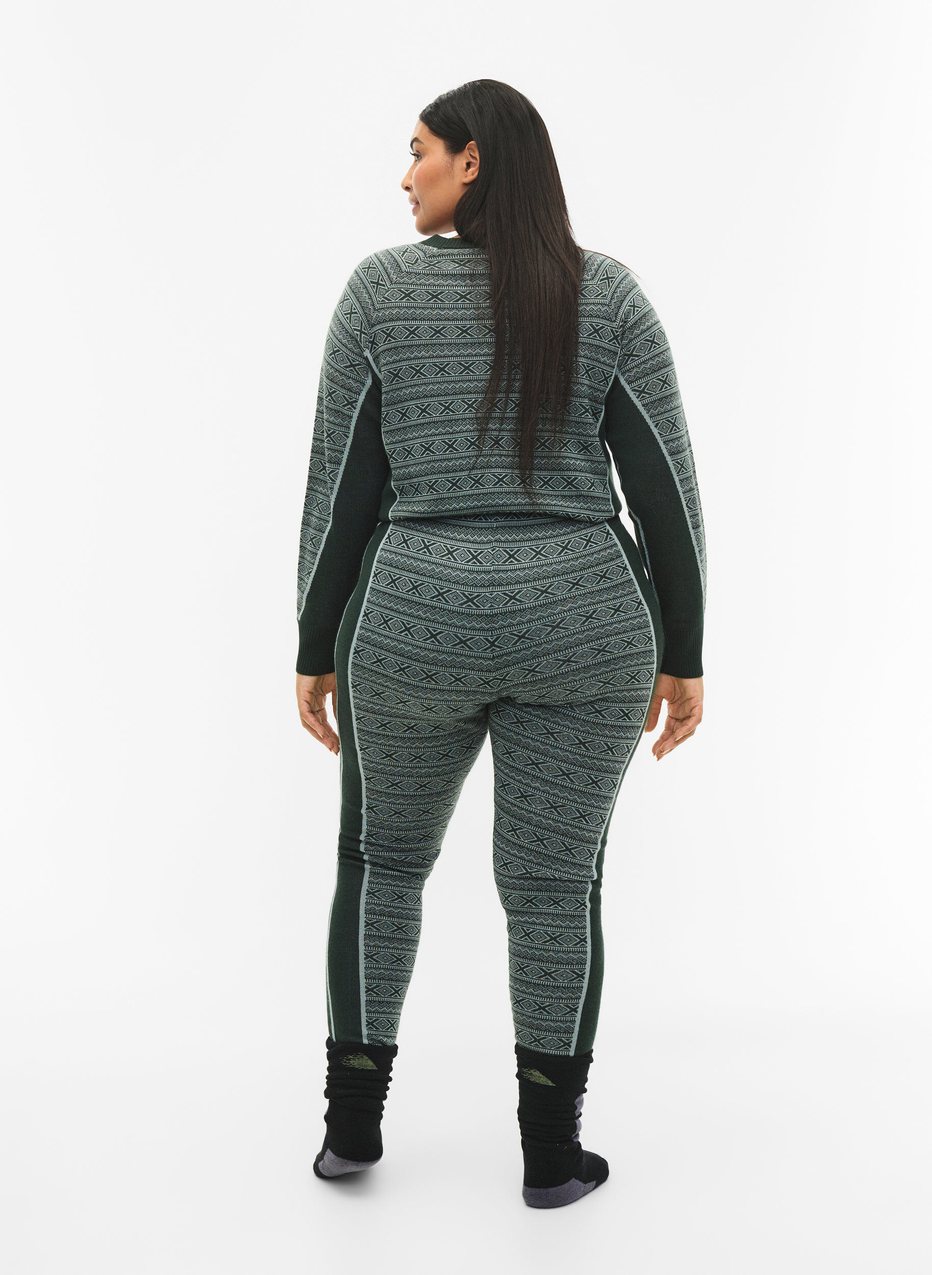 ZizziSki-Unterhose aus Wolle, Deep Lake Comb, Model image number 1