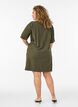 Kleid aus Baumwolle mit kurzen &Auml;rmeln und Taschen, Gr&uuml;n, Model image number 2