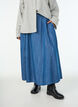 Maxirock aus Lyocell im Denim-Look, Blau, Model image number 2