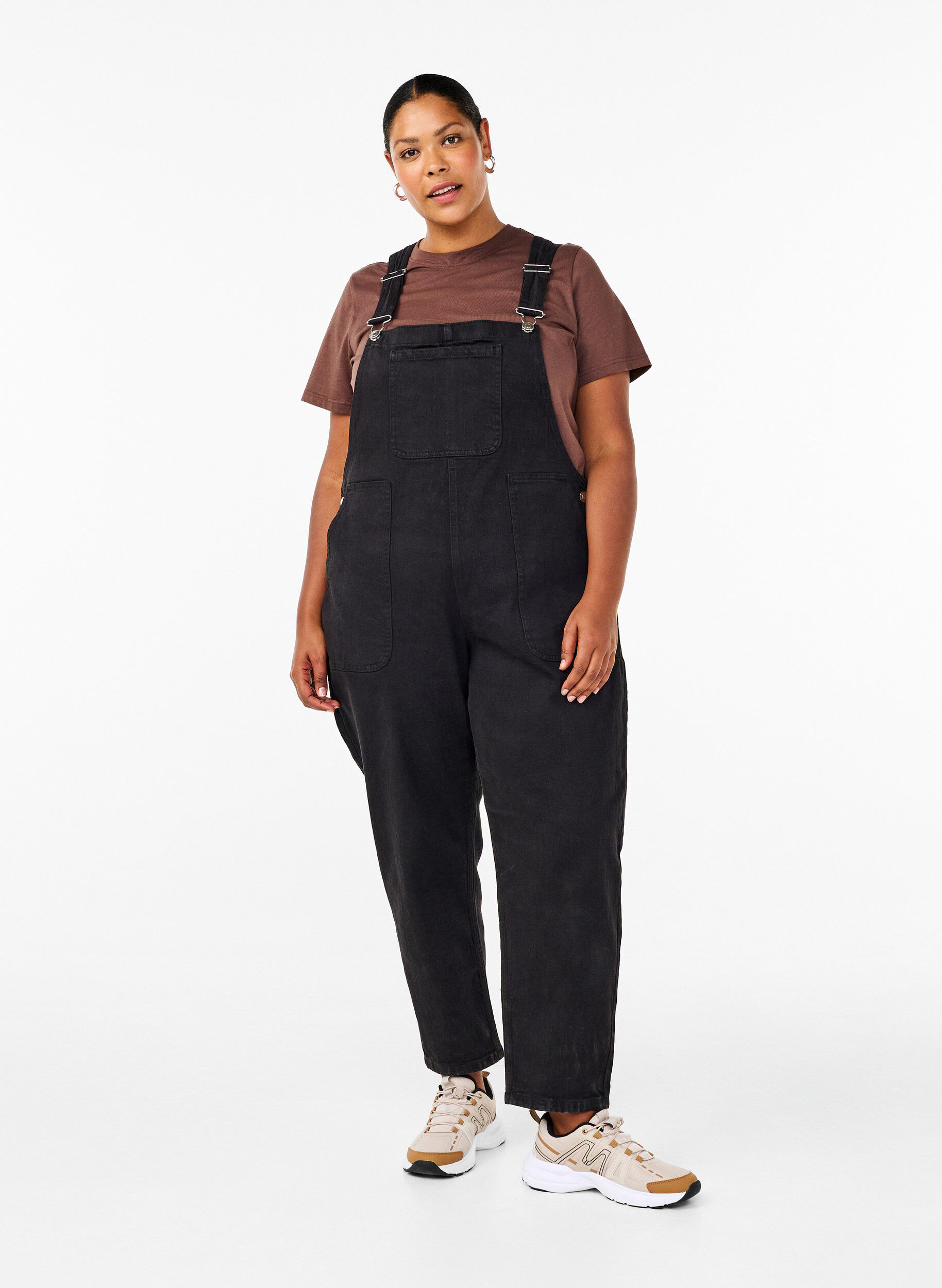 ZizziJeans-Overall, Black, Model image number 0