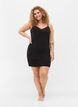 Langes basic Top aus Baumwolle, Schwarz, Model image number 1