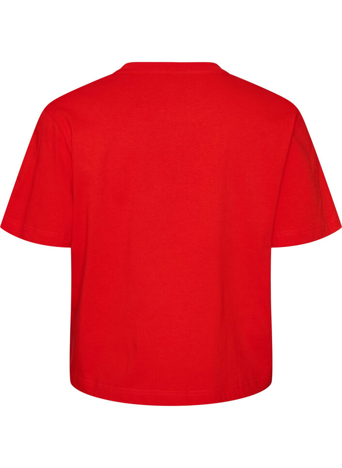 Kastiges T-Shirt aus Baumwolle, 0942, Packshot image number 1