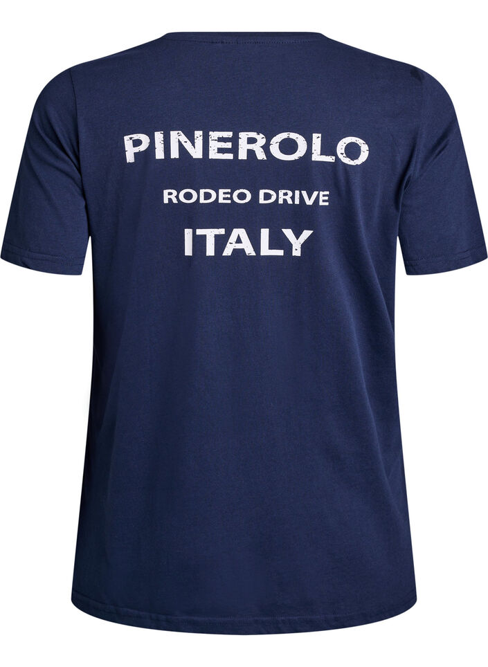 T-Shirt mit Print, Blau, Packshot image number 1