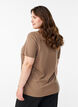 T-Shirt mit Print, Braun, Model image number 2