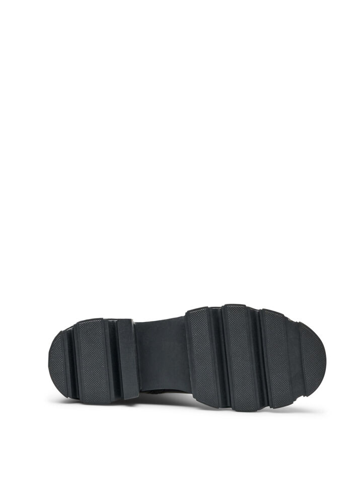 Langschaftstiefel mit leichter Knitteroptik, Braun, Packshot