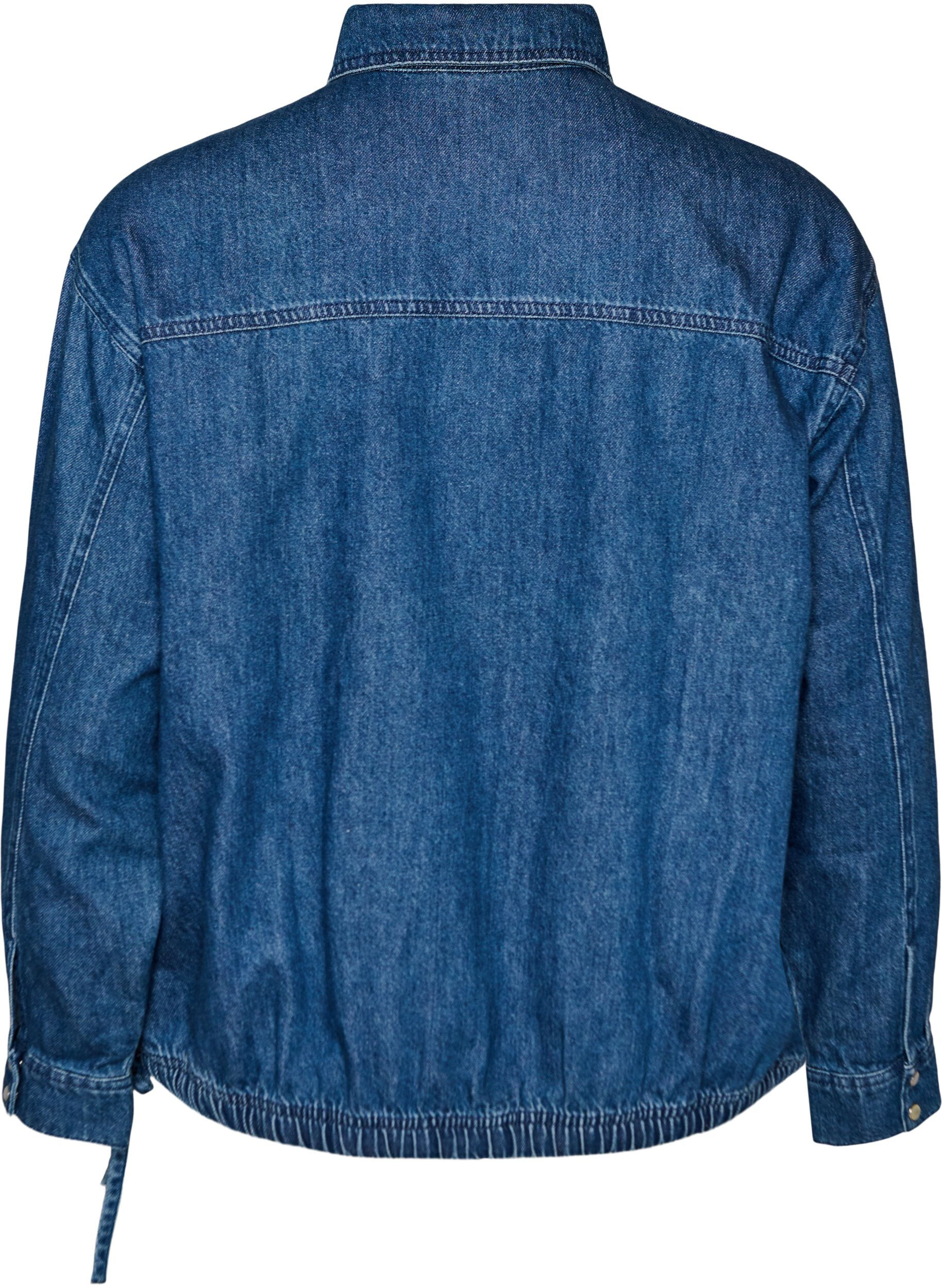 ZizziBluse aus Denim mit Balloon-Fit, Blau, Packshot image number 1