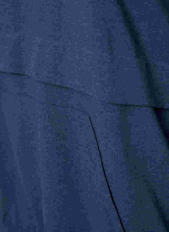 Sweatshirt mit Reißverschluss und Taschen, Insignia Blue Mel. , Packshot image number 3