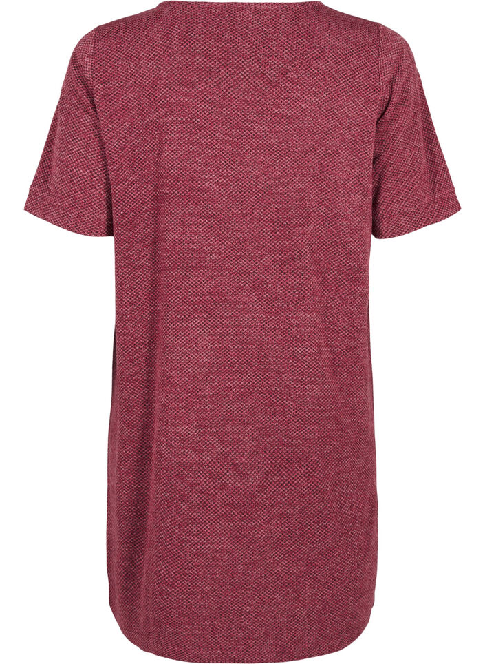 T-Shirt-Kleid mit kurzen Ärmeln, Dry Rose, Packshot image number 1