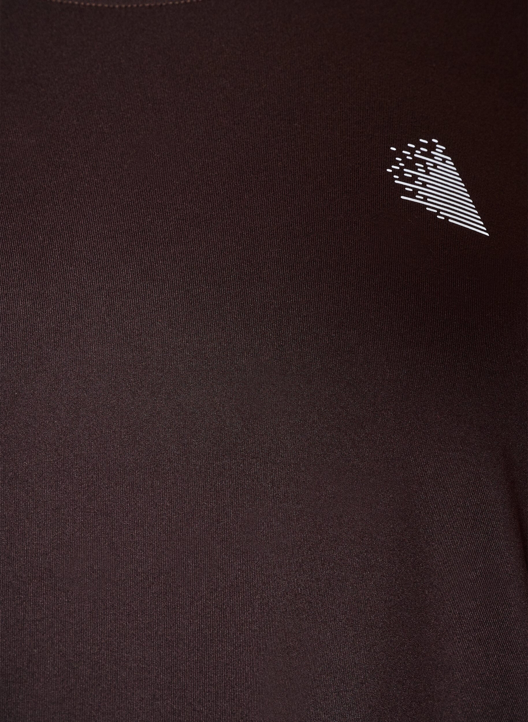 ZizziTrainingsshirt mit 3/4-&Auml;rmeln, Brown, Packshot image number 2