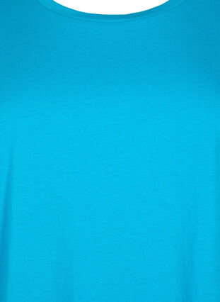 Kurzärmeliges T-Shirt aus einer Baumwollmischung, Hawaiian Ocean, Packshot image number 2