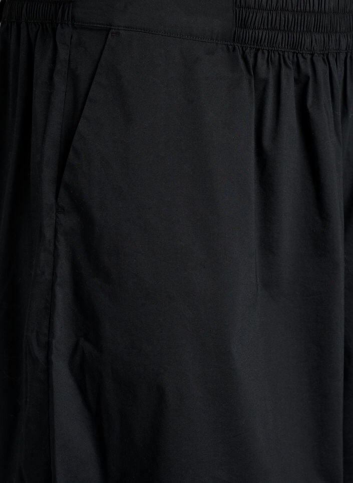Ballonhose mit Taschen und elastischem Bund, Schwarz, Packshot image number 2