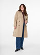 Klassischer langer Trenchcoat mit Gürtel, Chinchilla, Model image number 3