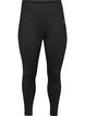 Gek&uuml;rzte Basic-Trainingsleggings, Schwarz, Packshot image number 0
