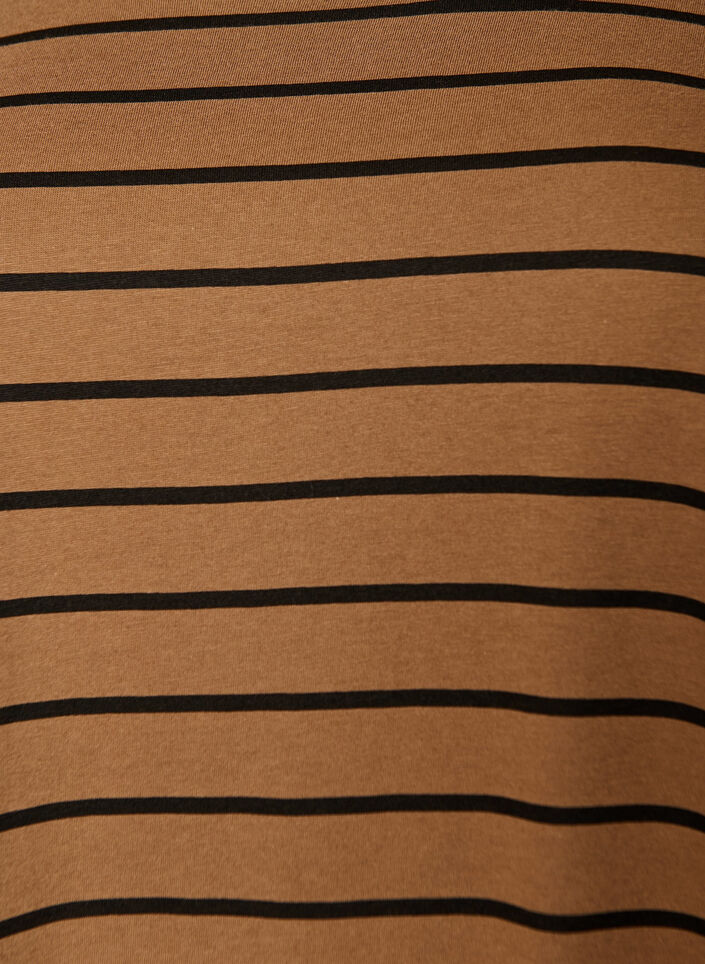 2er-Pack T-Shirt-Kleid mit kurzen &Auml;rmeln, Braun, Packshot image number 2