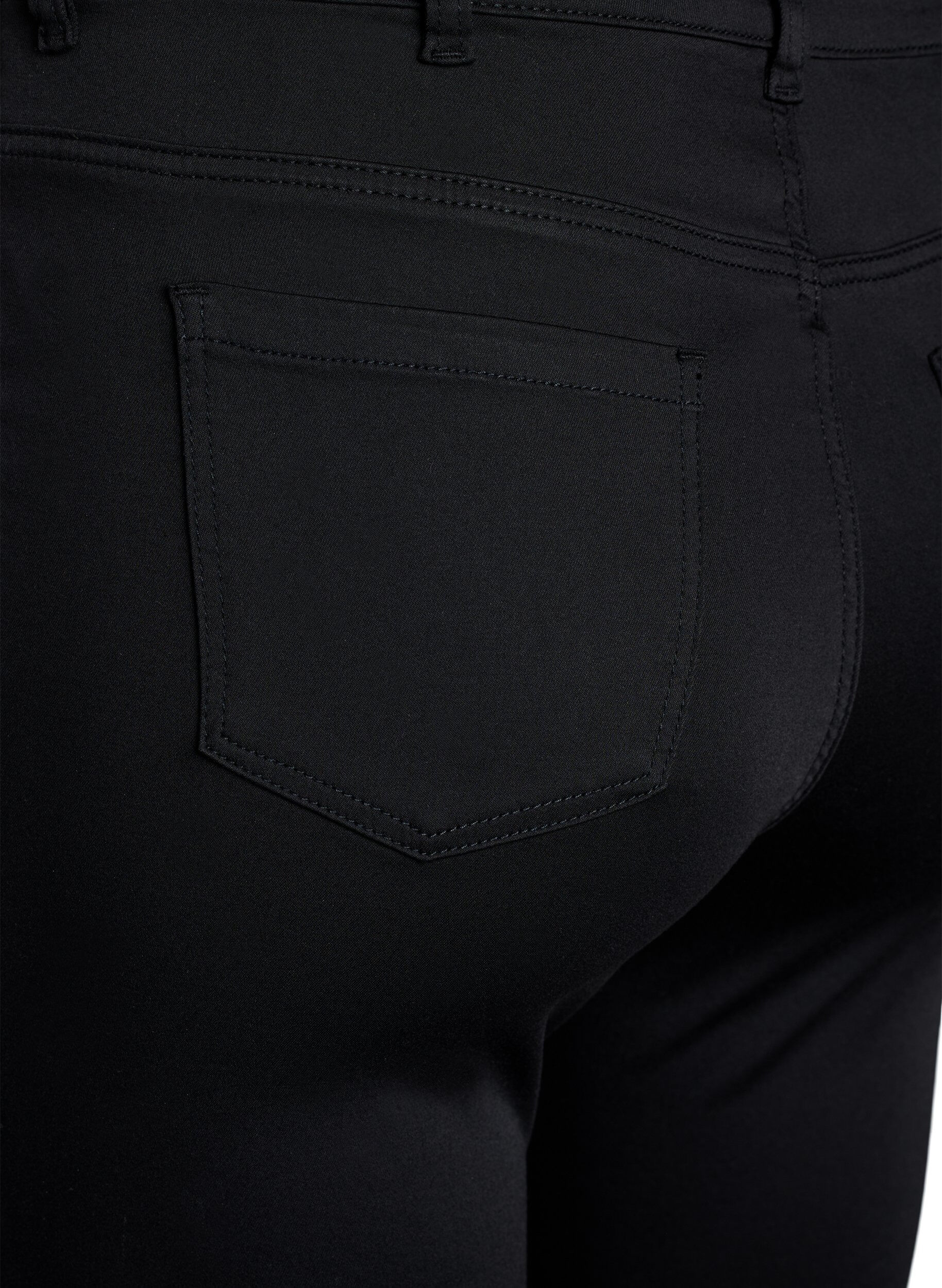 ZizziAmy High-Waist Jeans in Schwarz, Schwarz, Packshot image number 3
