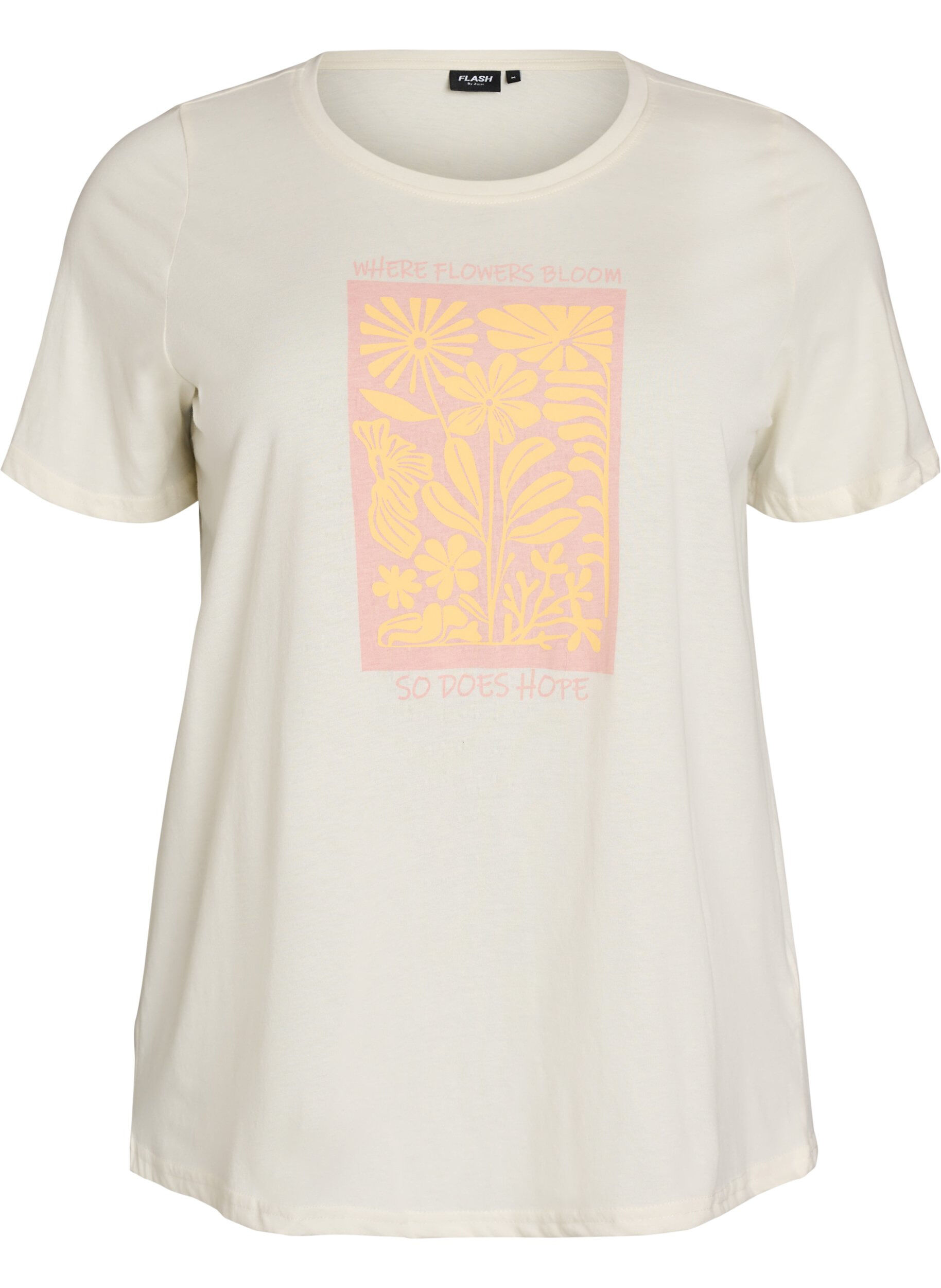 ZizziT-Shirt mit Print, Wei&szlig;, Packshot image number 0