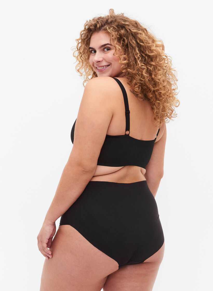 2-er Pack invisible Panties, Schwarz, Model