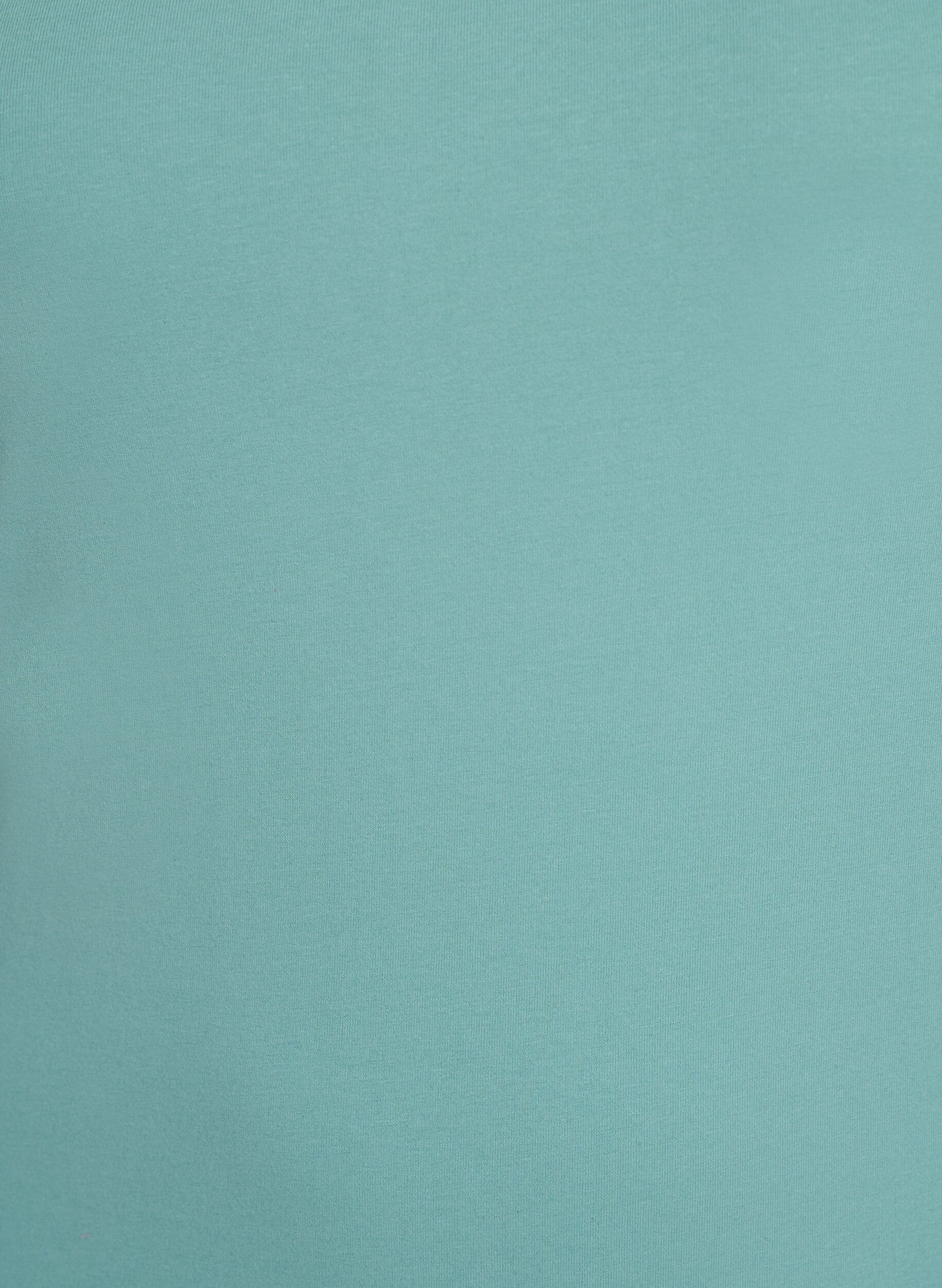 ZizziEinfarbiges Basic Top aus Baumwolle, Gr&uuml;n, Packshot image number 2