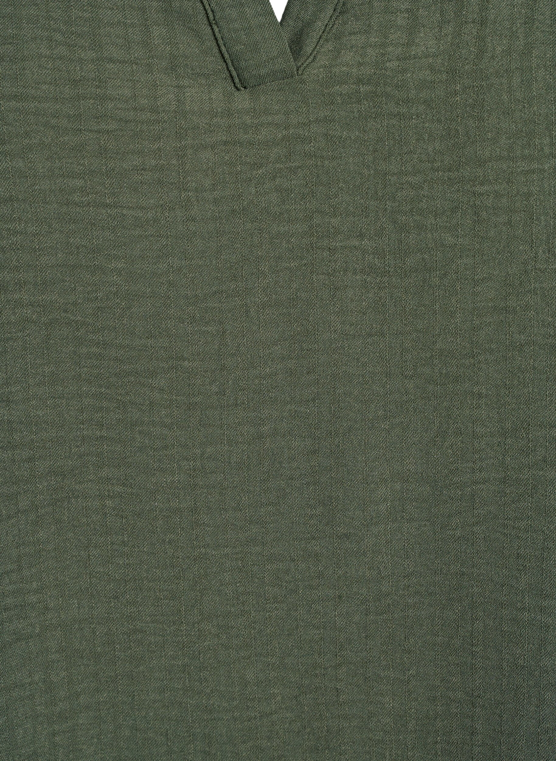 ZizziLockere Bluse mit kurzen &Auml;rmeln, Gr&uuml;n, Packshot image number 2