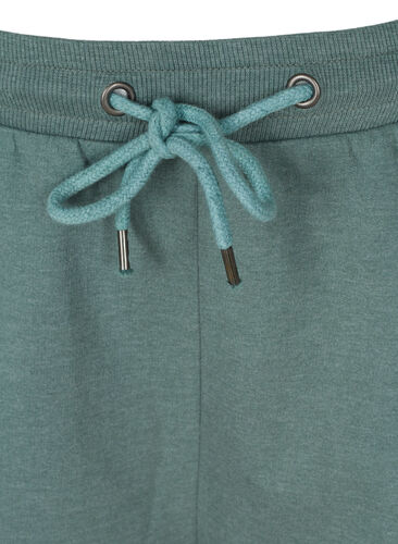Sweatshorts mit Bindeschnüren und Taschen, Sea Pine Mel, Packshot image number 2