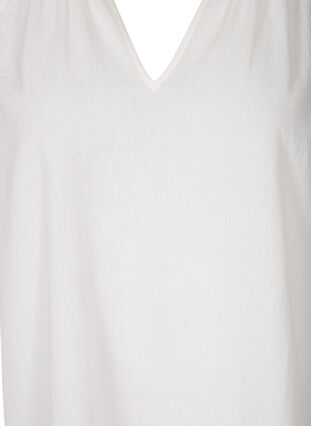 Tunika aus Baumwolle, Bright White, Packshot image number 2