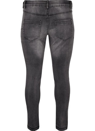 Viona Jeans mit normaler Taille, Dark Grey Denim, Packshot image number 1