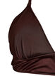 Wende-Bikini-Top mit V-Ausschnitt und Kreuztr&auml;gern, Braun, Packshot image number 2