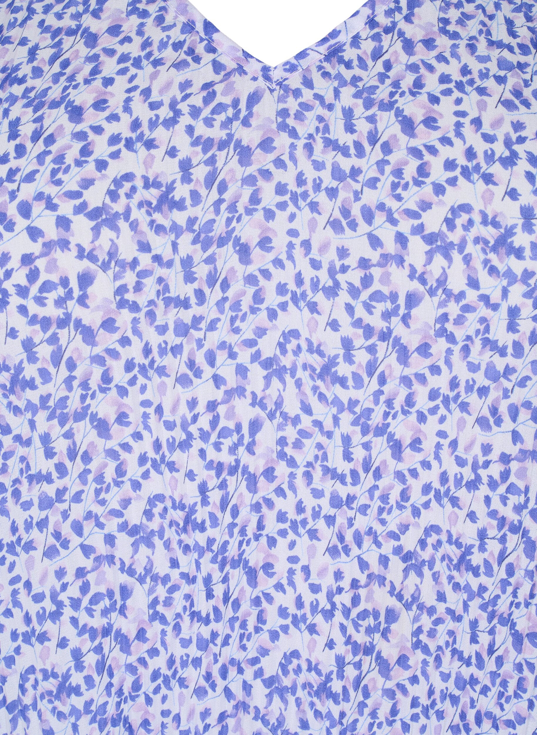 Zizzi Plisseebluse mit Blumenmuster, Small Flower AOP, Packshot image number 2