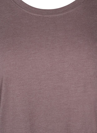 Meliertes T-Shirt mit kurzen Ärmeln, Sparrow Mél, Packshot image number 2