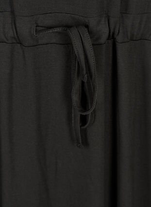 Kleid mit kurzen Ärmeln, Black, Packshot image number 3