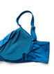 Bikini-BH mit B&uuml;gel und Drapierung, Blau, Packshot image number 3