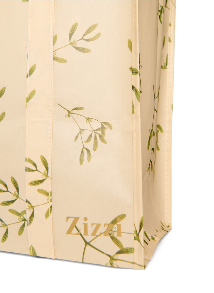 Einkaufstasche mit Reißverschluss, Beige, Packshot image number 2