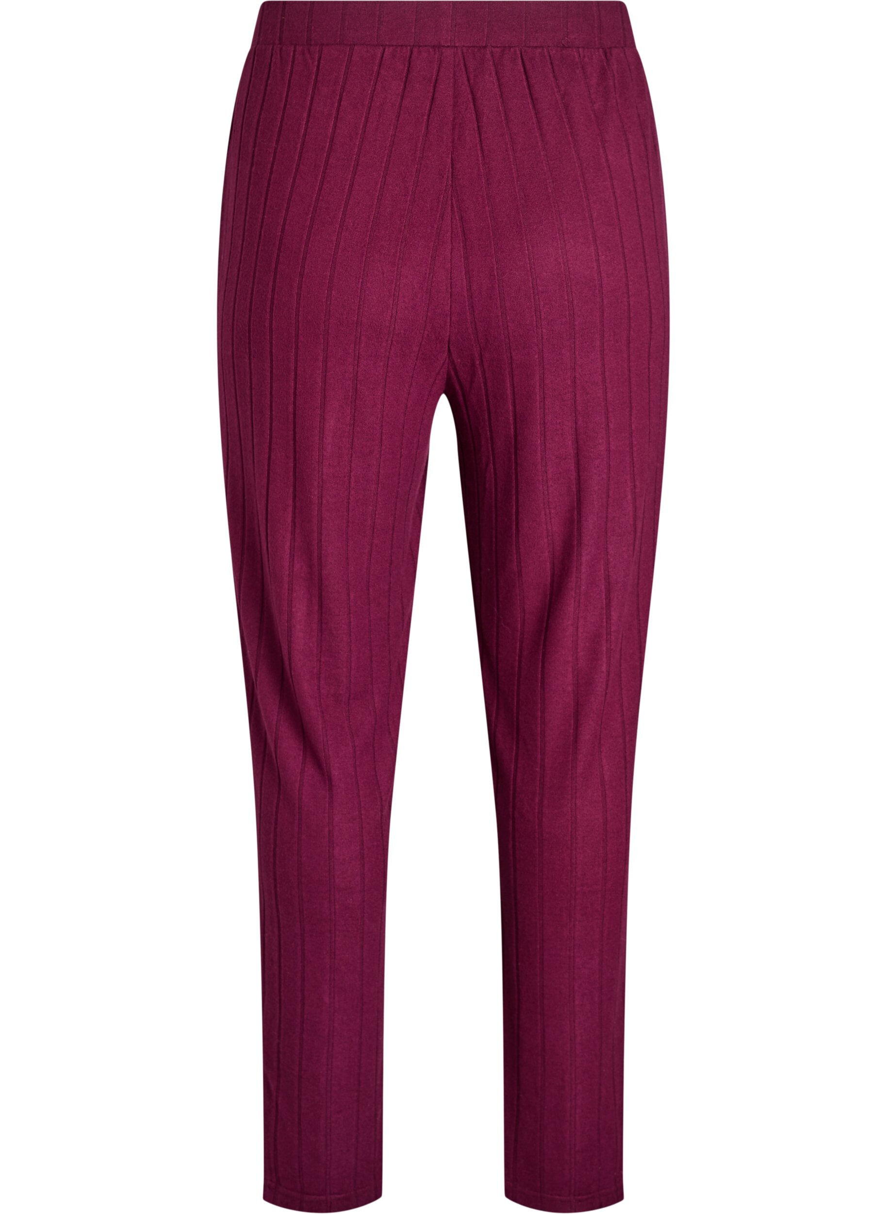 ZizziLoungehose mit Taschen, Dunkles Bordeaux, Packshot image number 1