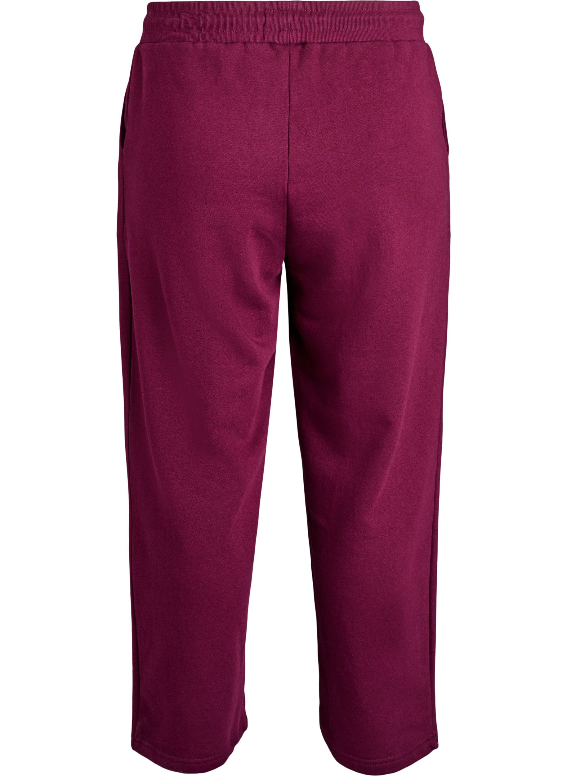 ZizziSweathose mit Taschen, Dunkles Bordeaux, Packshot image number 1