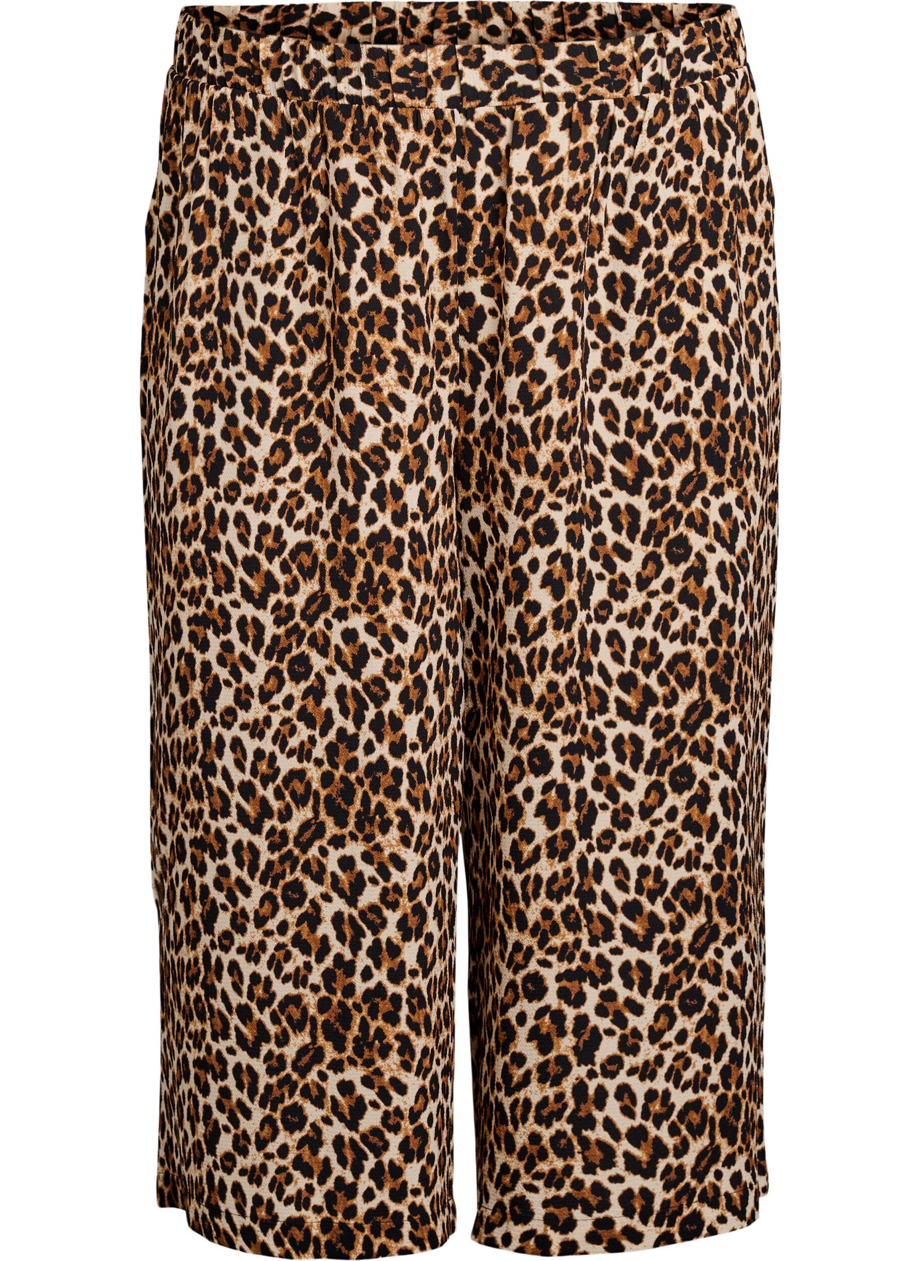 ZizziCulotte-Hose mit Print, Gr&uuml;n, Packshot image number 0