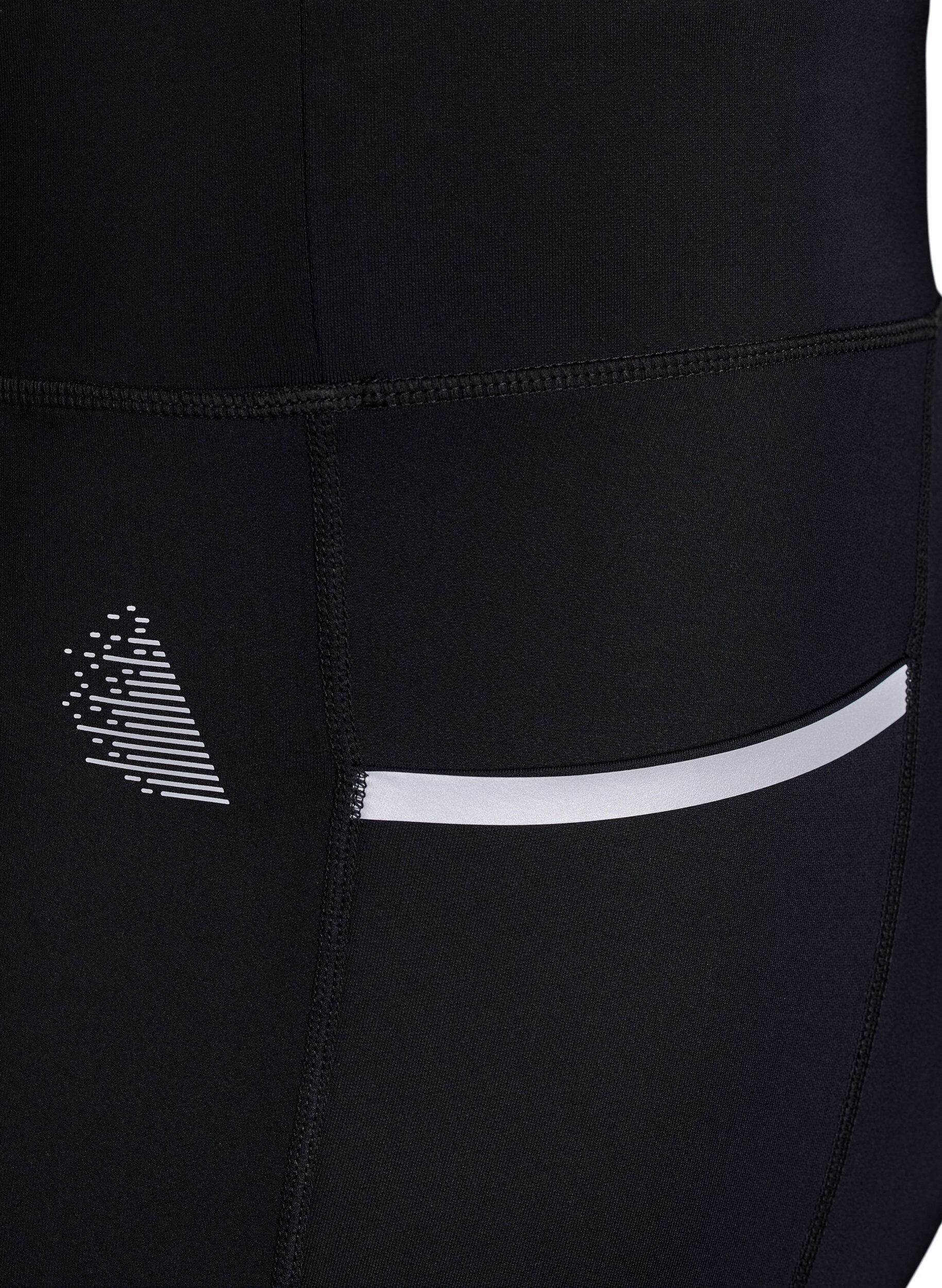 ZizziLauf-Caprihose mit leichter Kompression, Schwarz, Packshot image number 2