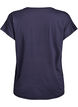 Einfarbiges Trainings-T-Shirt, Blau, Packshot image number 1