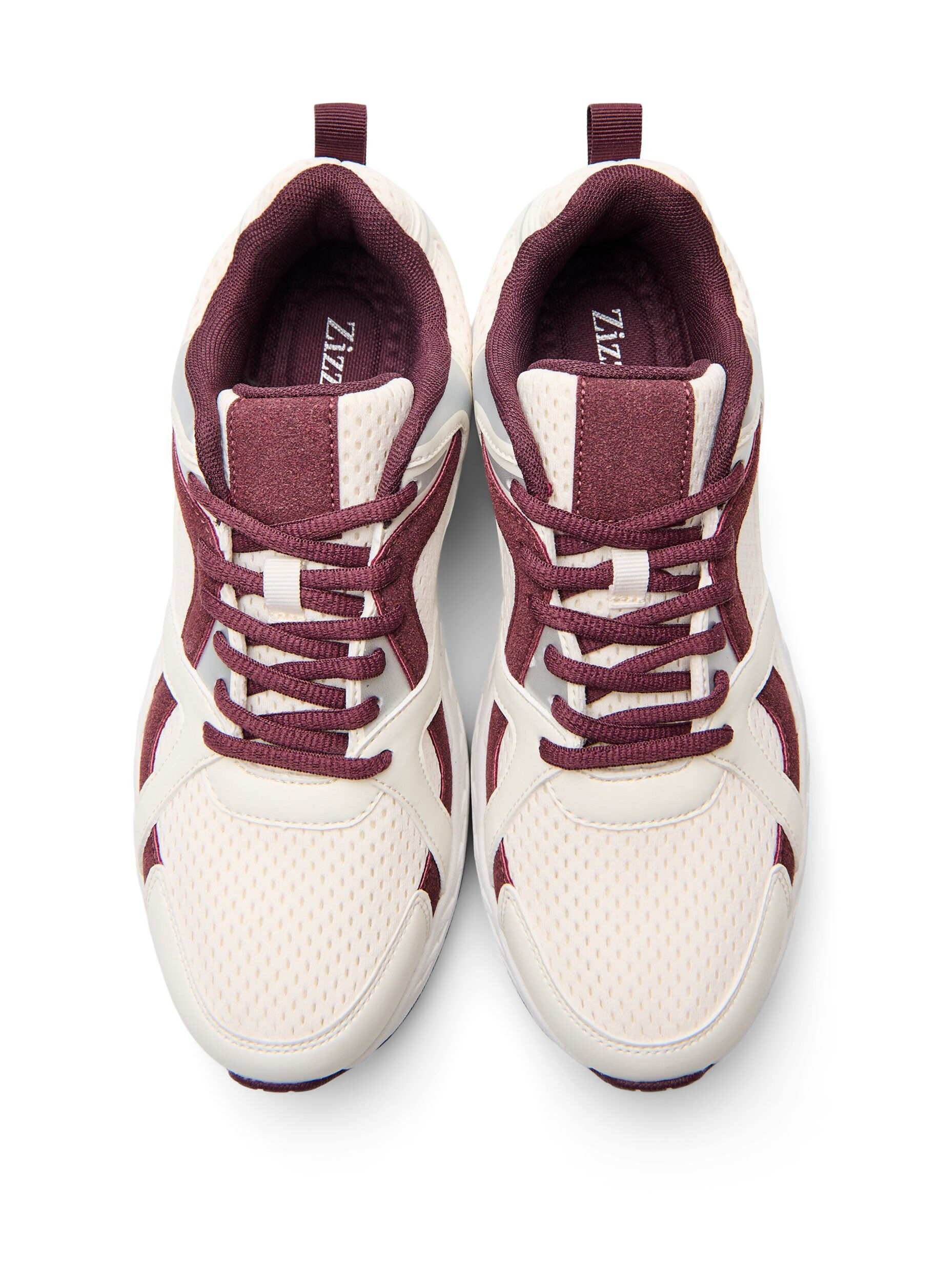 ZizziSportliche Sneakers mit Mesh, Rot, Packshot image number 2