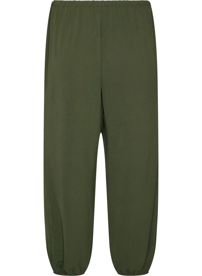 Hoch taillierte Ballonhose, Gr&uuml;n, Packshot image number 1