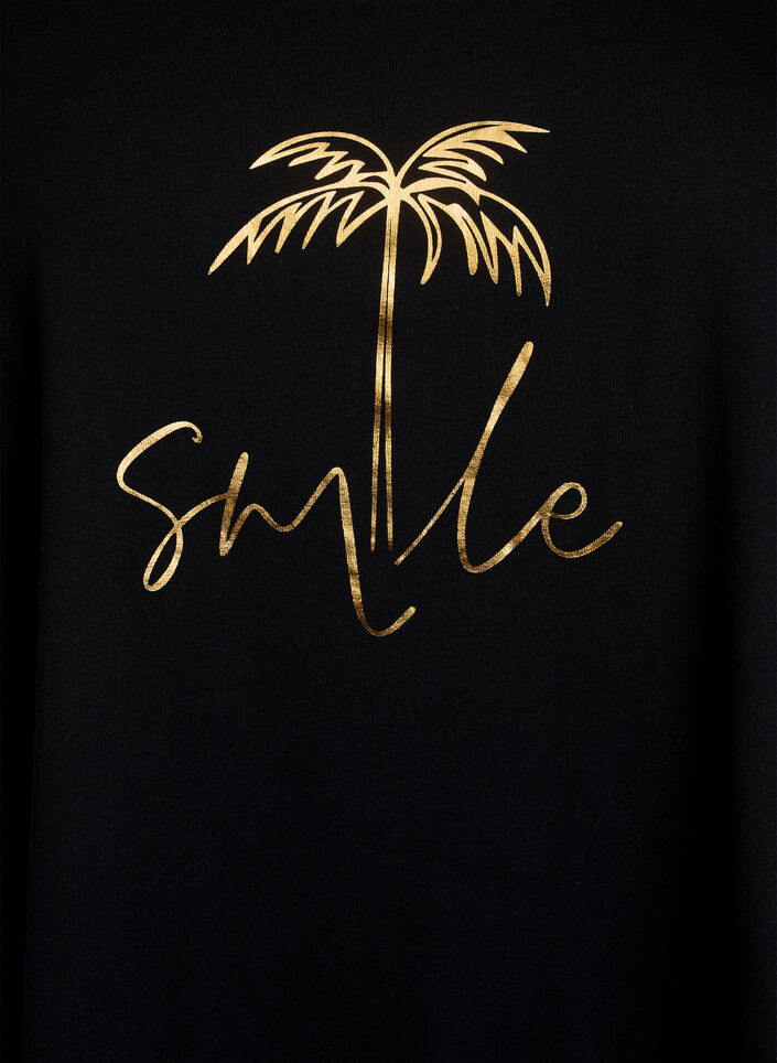 Ärmelloses Kleid in A-Linie, Schwarz, Packshot image number 2