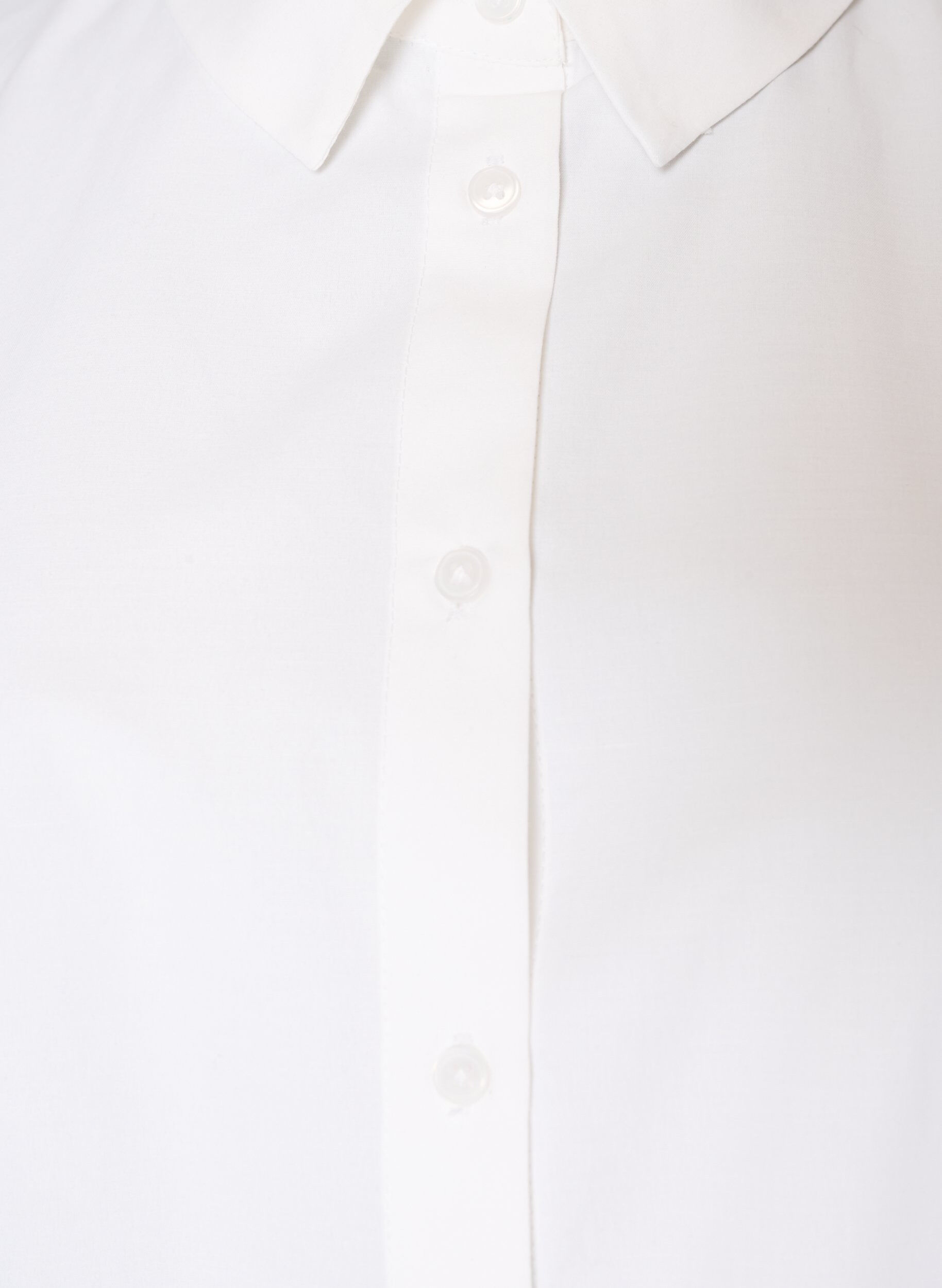 ZizziLockere Bluse mit breiter Spitze, Wei&szlig;, Packshot image number 2