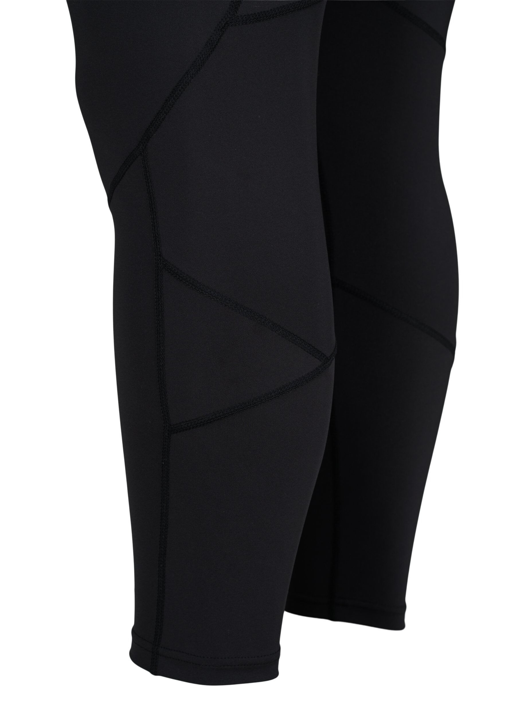 ZizziUnifarbene Fitness-Leggings, Black, Packshot image number 3