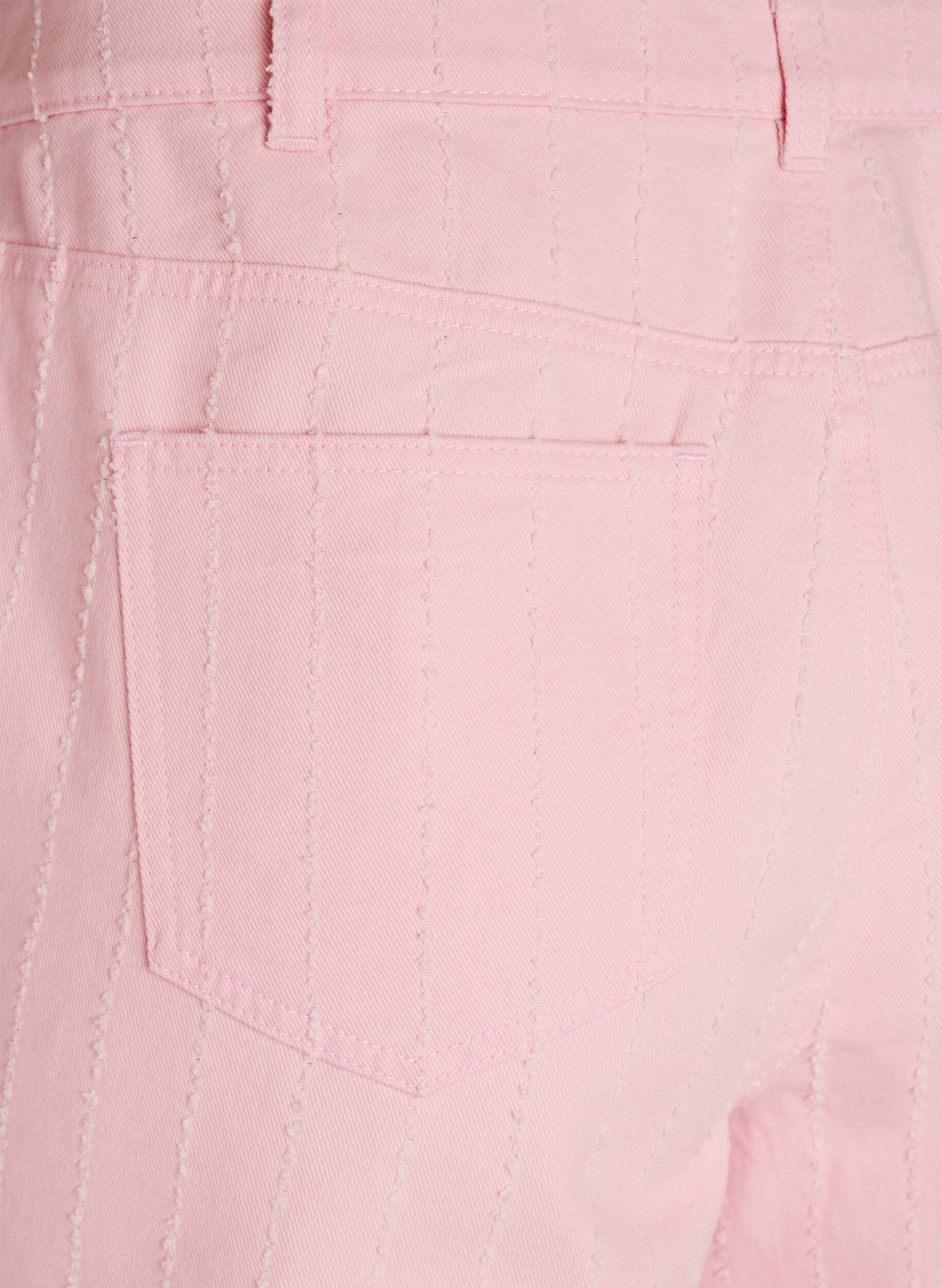 ZizziMyra Jeans aus farbigem Denim mit weiter Passform und strukturiertem Muster, Rot, Packshot image number 3