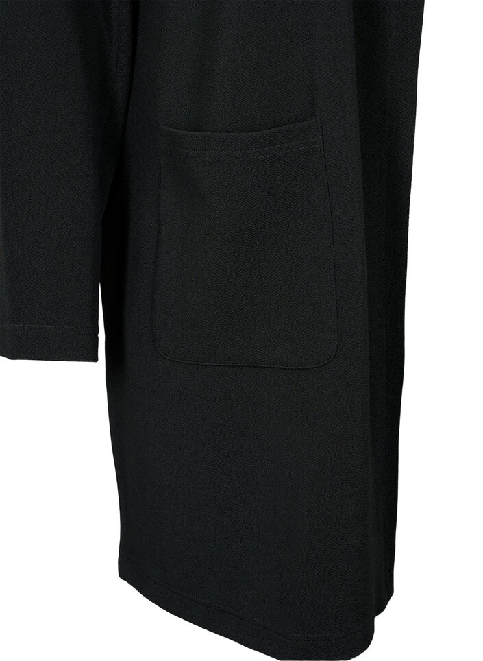 Lange Blazer mit Taschen, Schwarz, Packshot image number 3